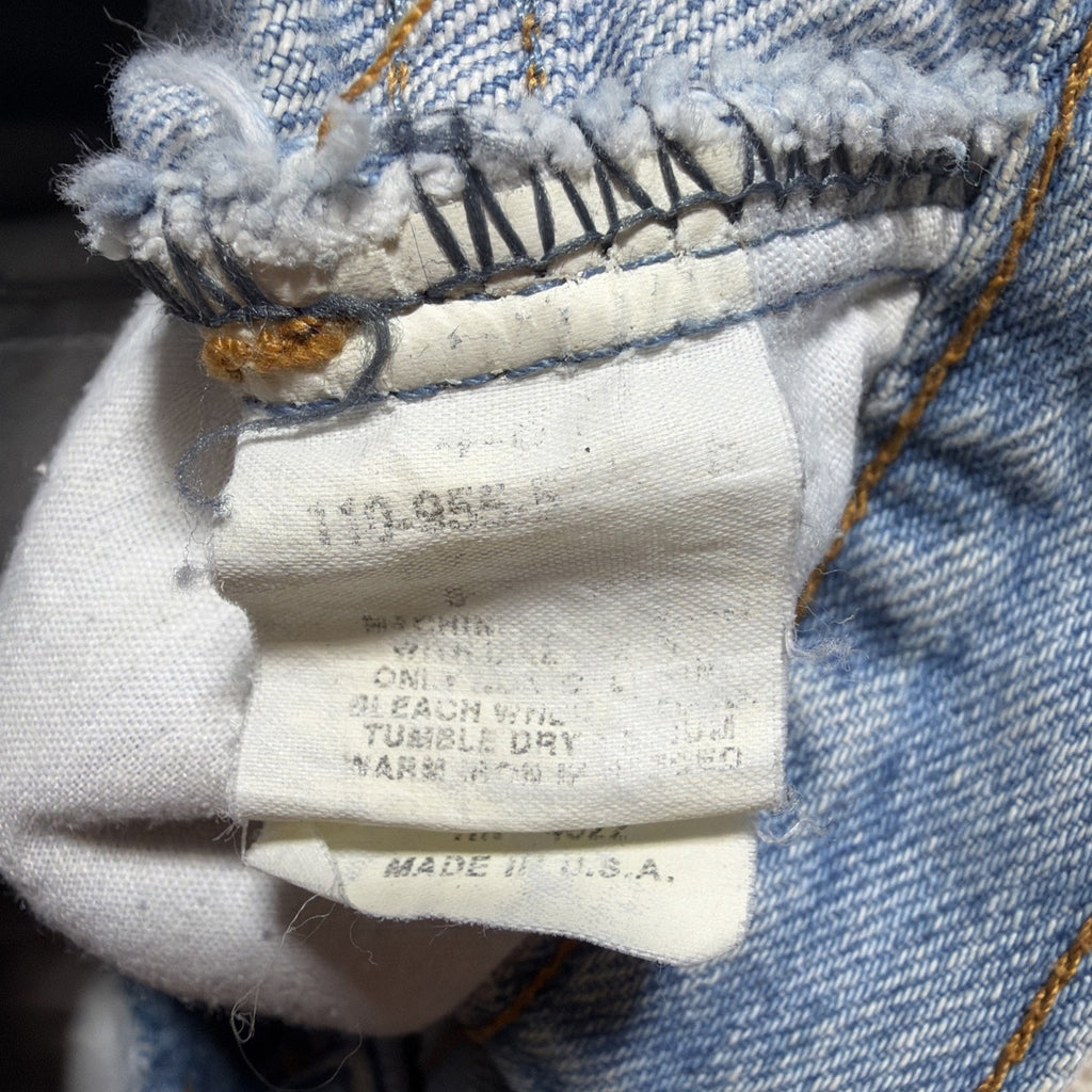 Vintage 90s London Jean Women’s Sz 6 Mom Blue Jean Shorts Made In USA 26x4