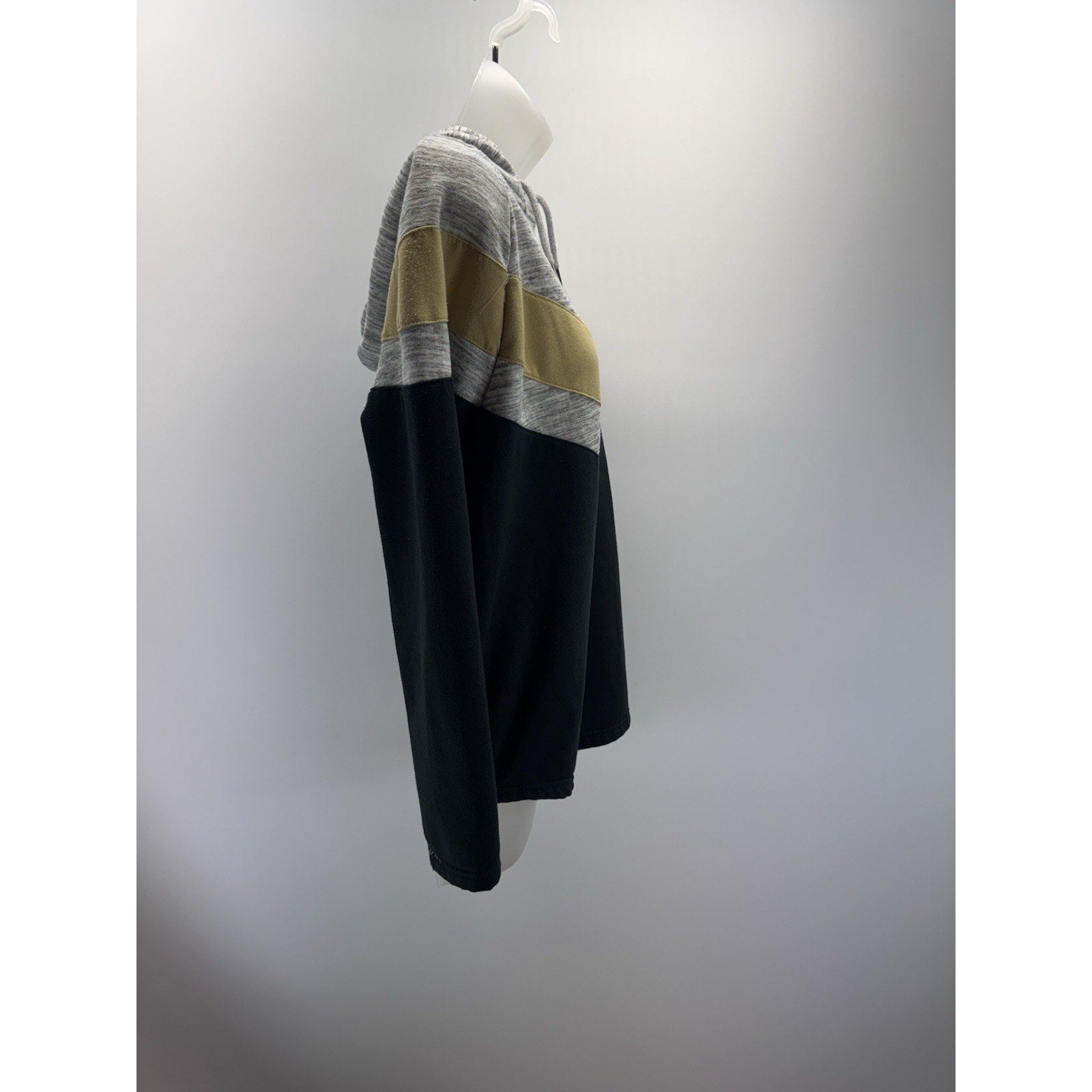 NFL New Orleans Saints Pullover Hoodie Gray Black Women’s M