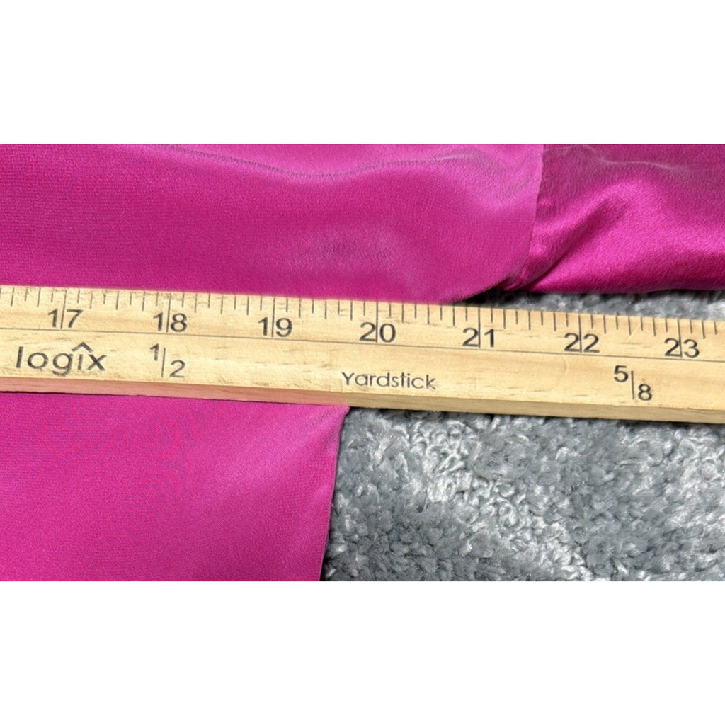 Talbots Silk Dress Kimono Sheath Deep Pink With Pockets Size 8 Petite