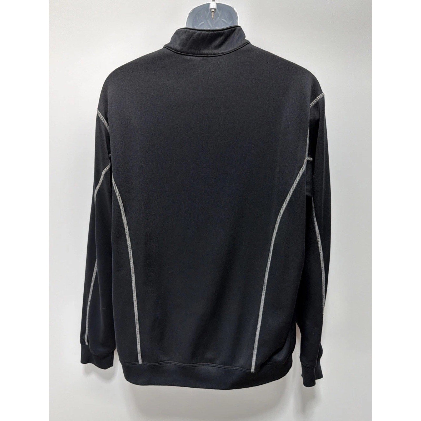 Nike Golf Tour Men's Medium 416574-010 Black Therma-Fit 1/4 Zip Pullover Shirt