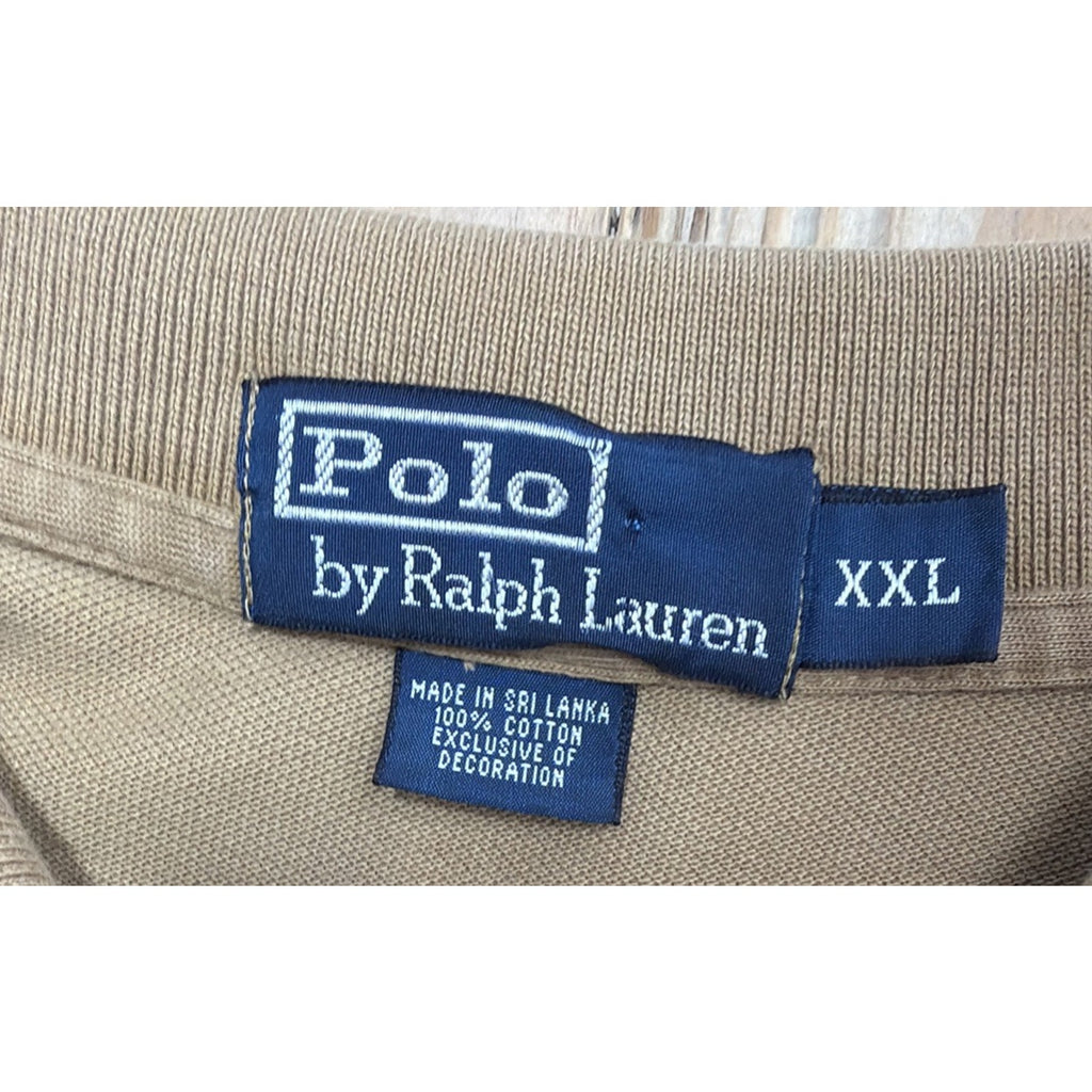 Polo Ralph Lauren Shirt Men’s XXL Brown Pony Preppy Short Sleeve