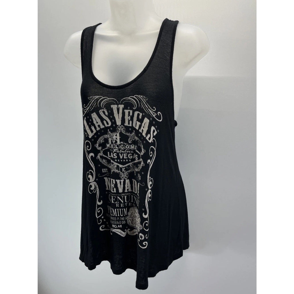 Banana Expression NY womens black Las Vegas Nevada Tank top size S