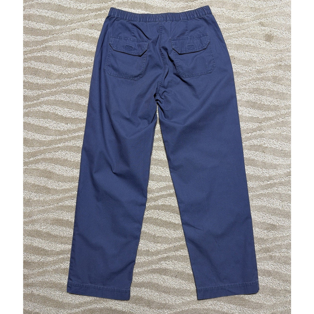 LL Bean Womens Size 8 Pet Blue High Rise Utility Hiking Outdoor Coolmax Pants