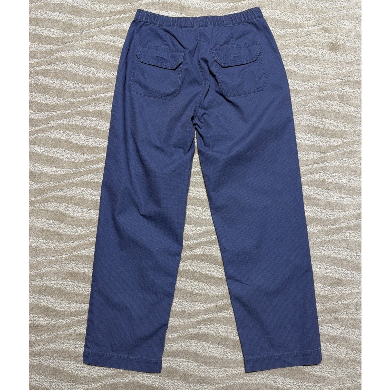 LL Bean Womens Size 8 Pet Blue High Rise Utility Hiking Outdoor Coolmax Pants