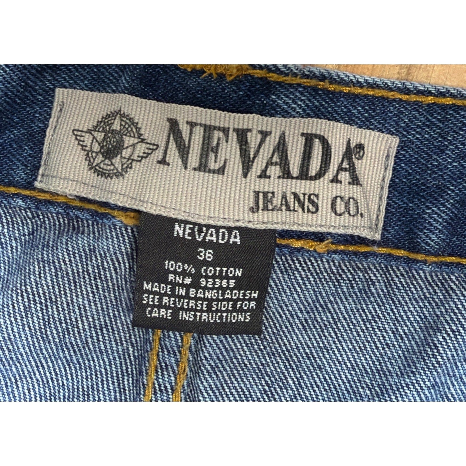 NEVADA Jeans Denim Straight Leg Pants Size 36 Measure 34x30 Workwear