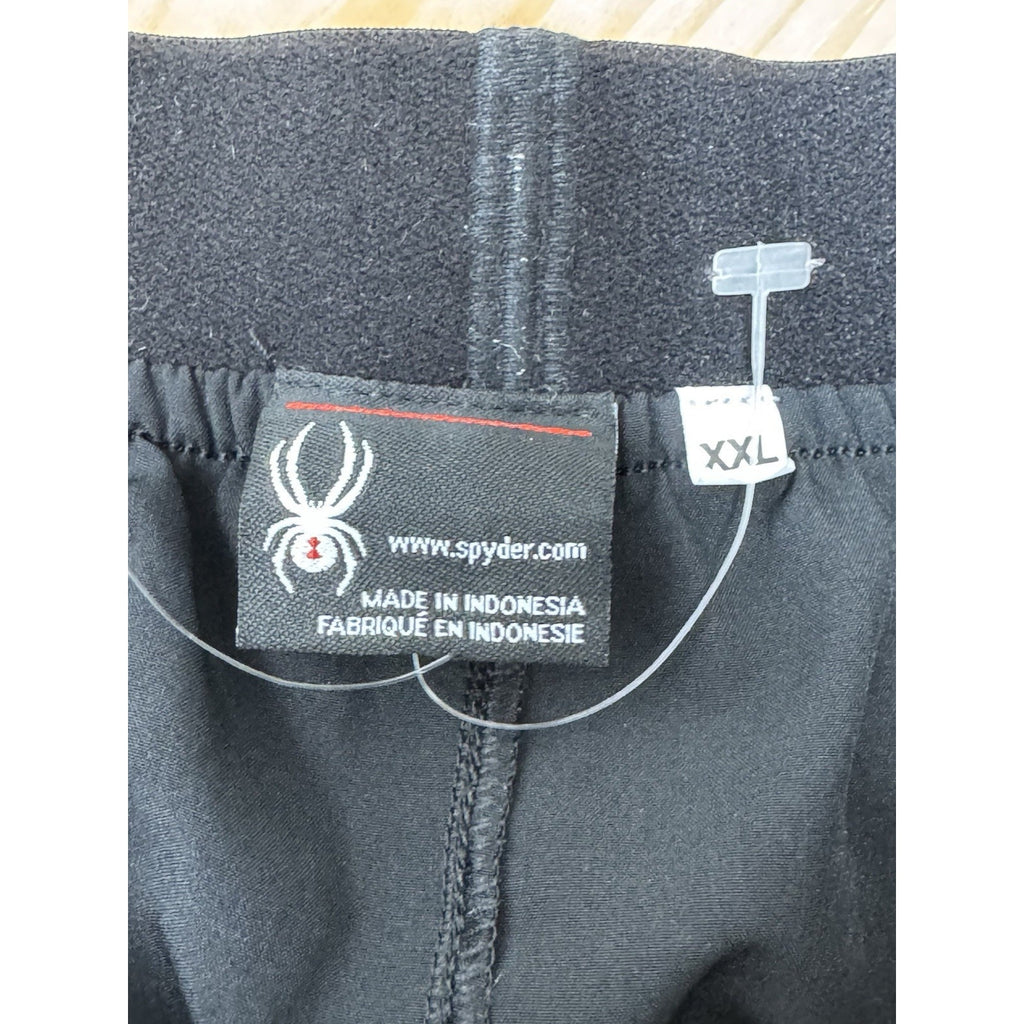 Spyder Active Men’s Black Shorts Stretch Logo Size XXL NWOT