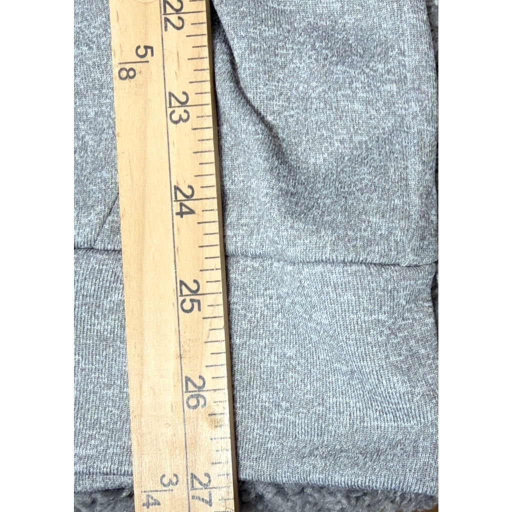 Adidas Hoodie Mens L Gray Fleece Sweatshirt Outdoor Athletic Basketball Gym Run