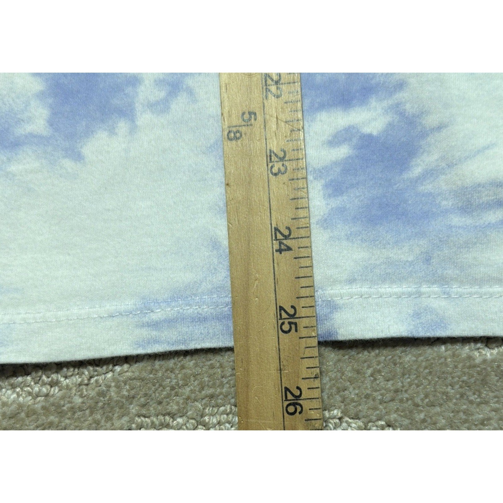 Nike Womens Blue White Tie Dye Tomboy Tanktop Size Large