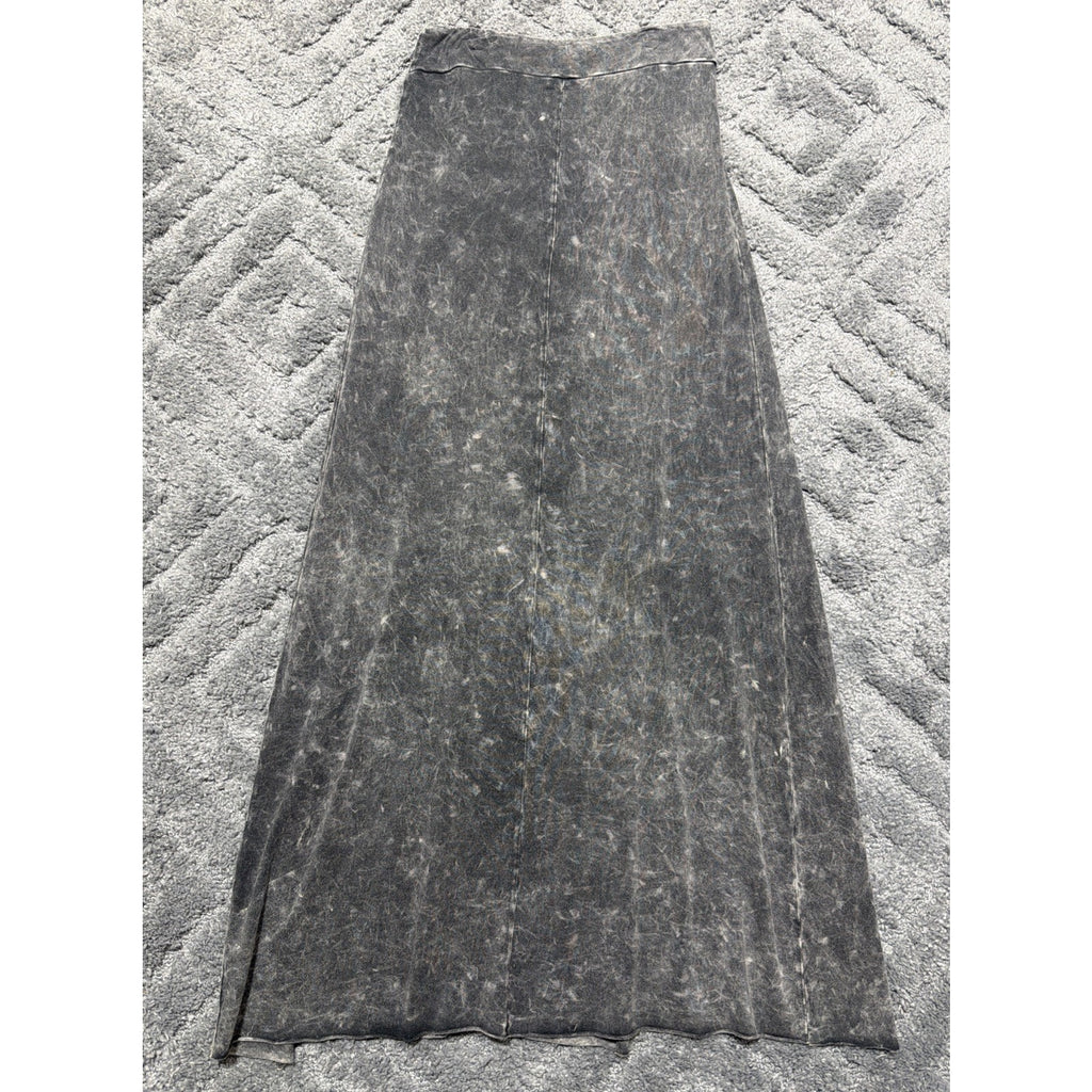 Tribe Kelley Womens Mineral Wash Maxi Skirt Size Medium Made In USA