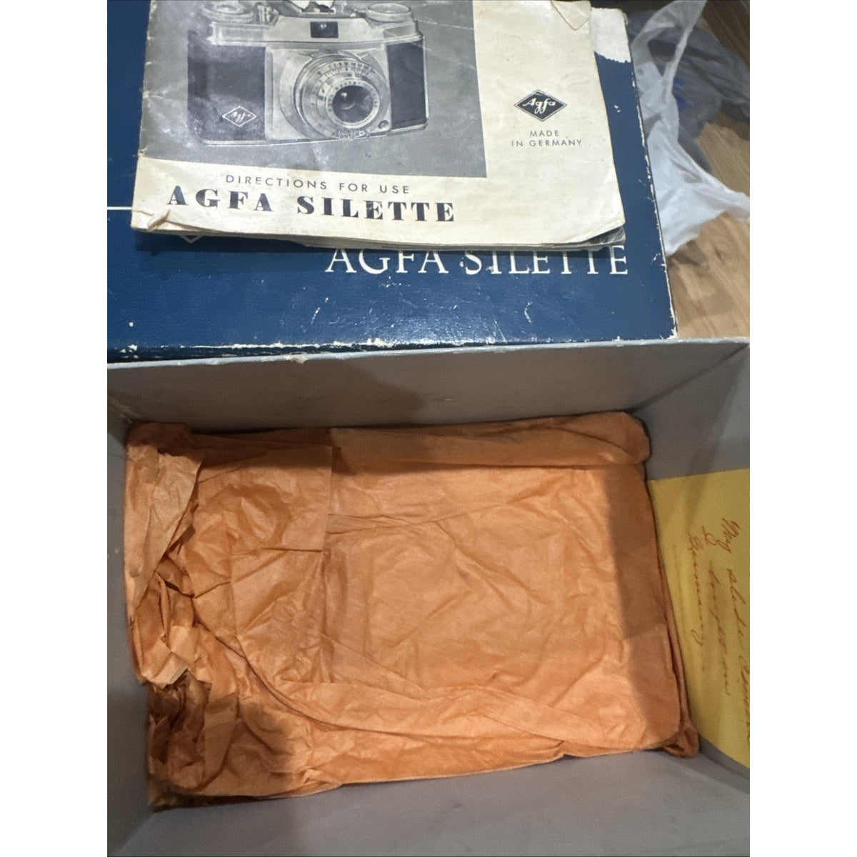Vintage Agfa Silette 35mm Film Camera Agfa Apotar Lens Original Box Manual Case