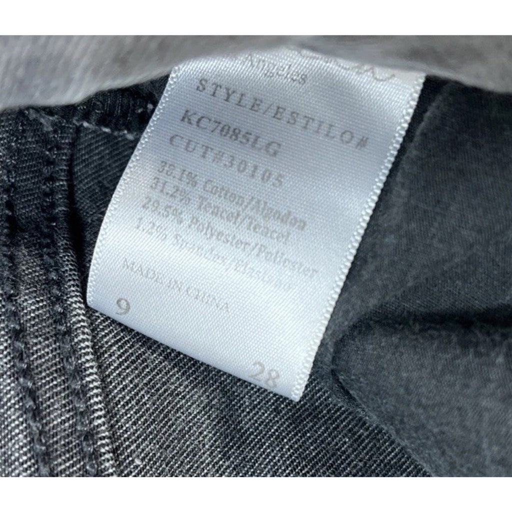 KanCan Gray Mid-Rise Classic Skinny Jeans Size 9/28