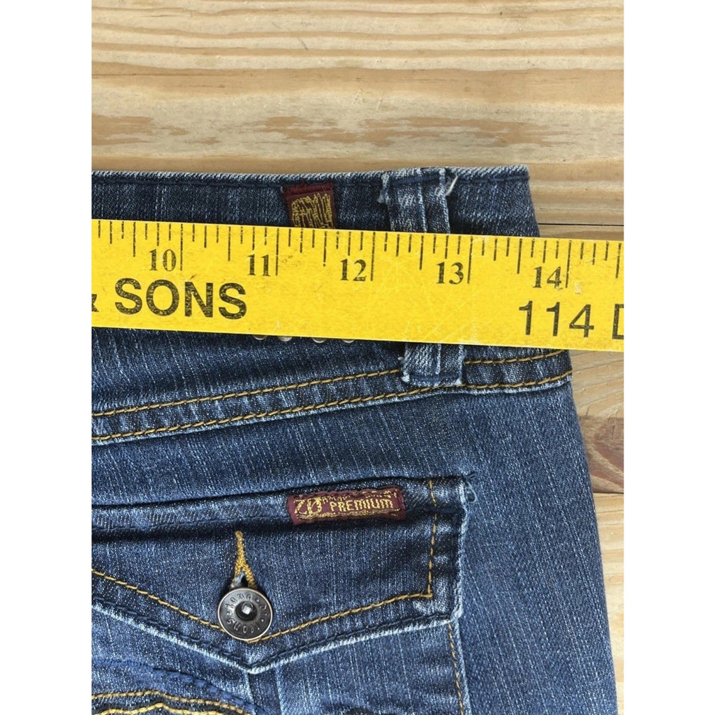 Zd Premium Jeans Skinny Leg Size 5 Medium Wash Juniors Womens
