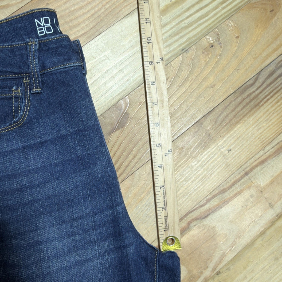 No Boundaries Jeans Women 7 Blue Skinny Leg Dark Wash High Rise Denim