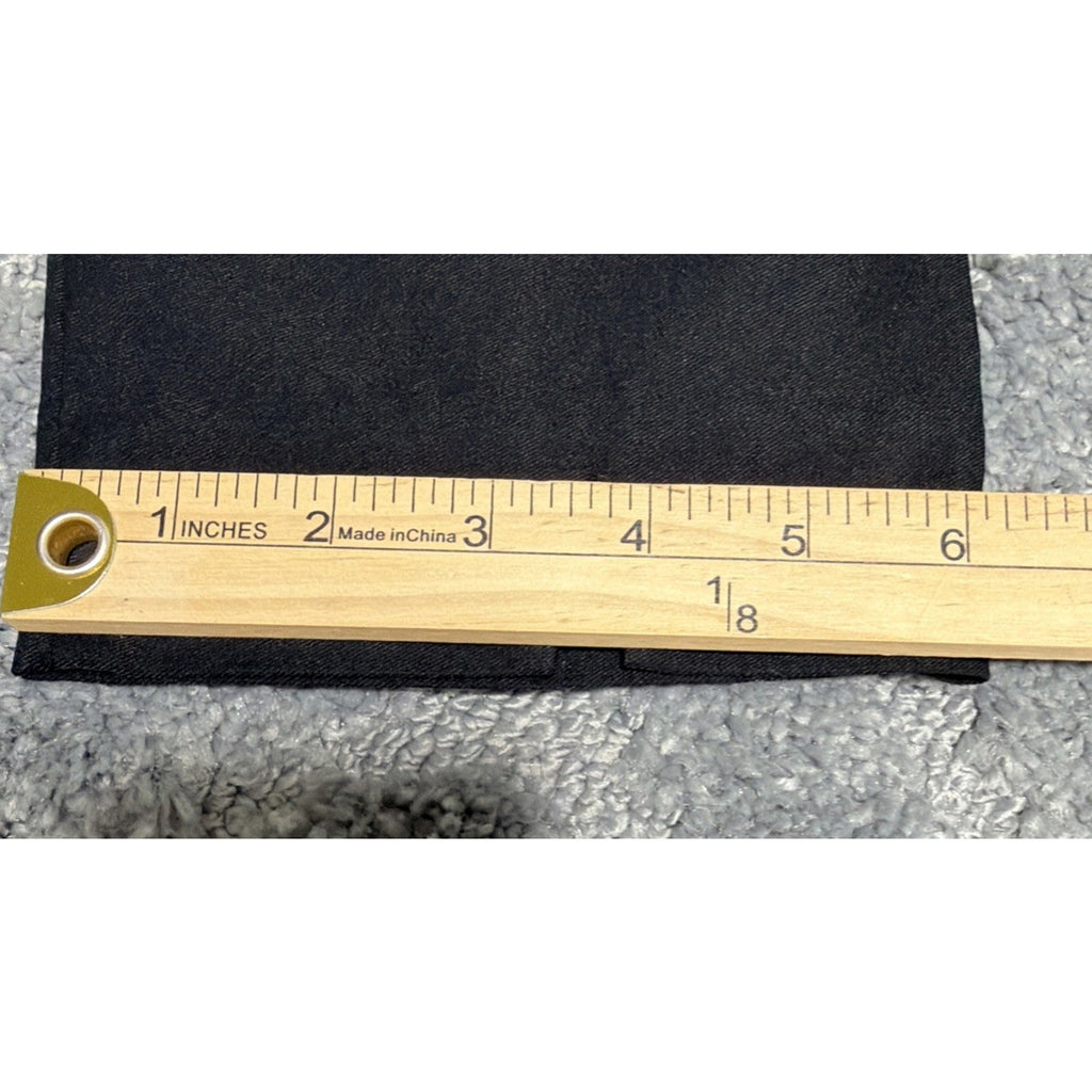 Chicos Size 0 Pants Crop Short Black Pull On Flat Front Womens Career Casual 4