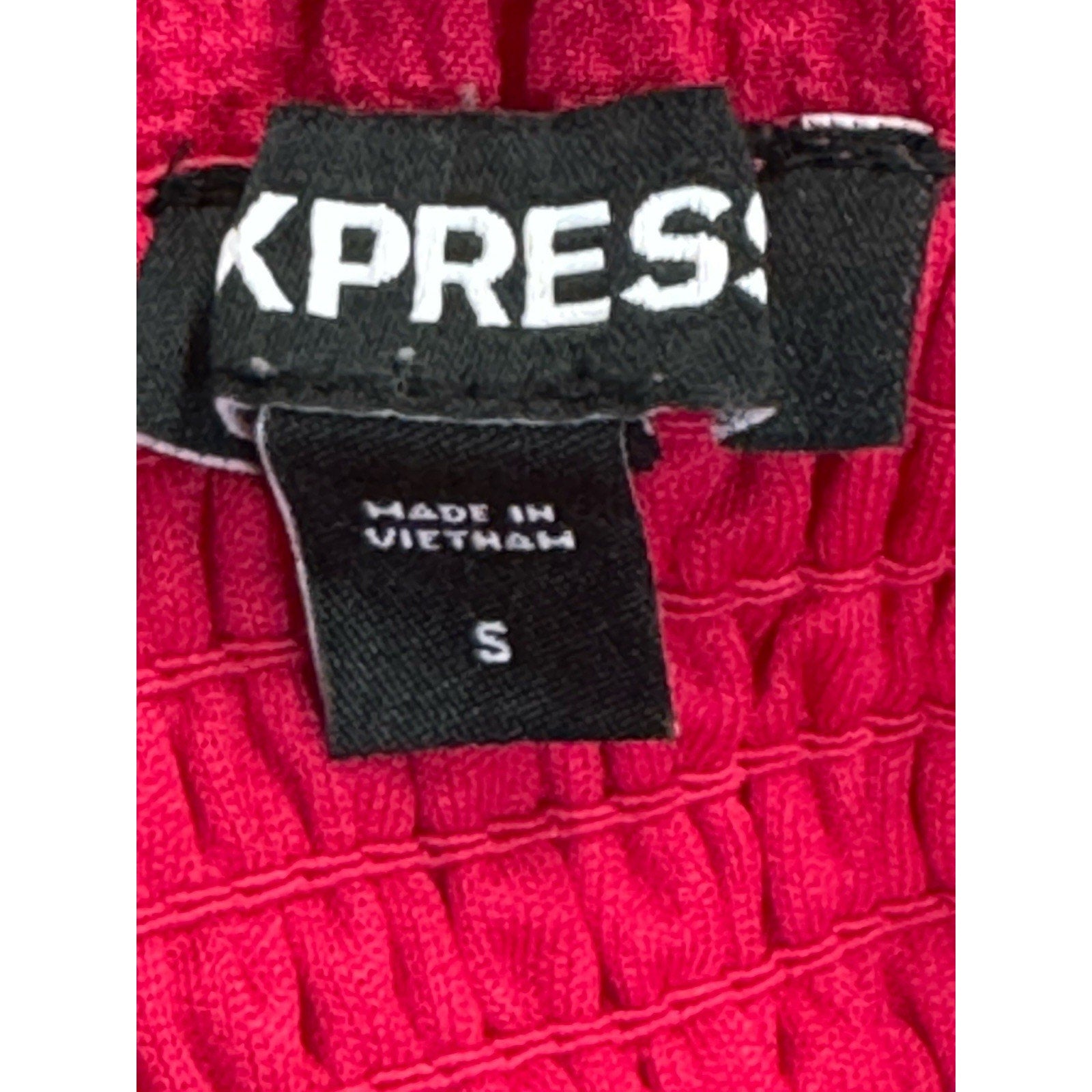 Express Ruffled Sleeve Tiered Mini Dress Women’s Size Small Smocked