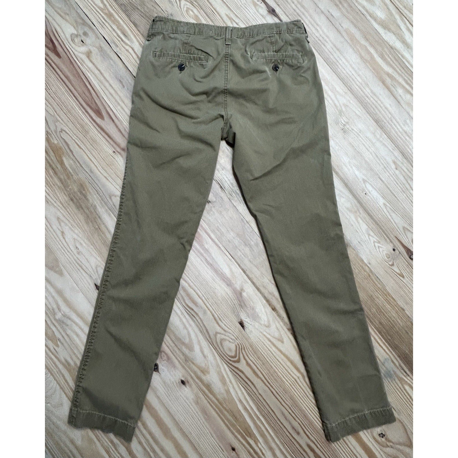 Aeropostale Pants Men's 29/32 Tan Slim Straight Cotton Blend Casual Pockets.