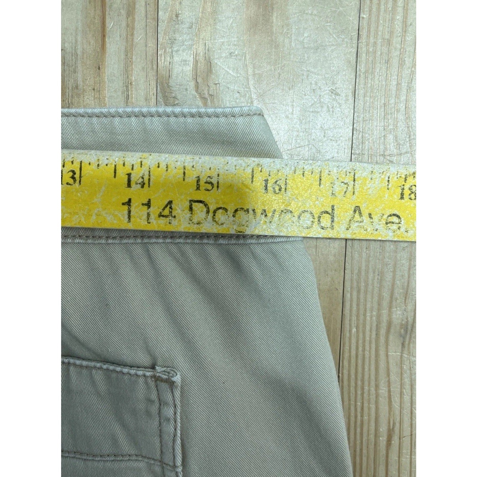 Department of Peace Womens Crop Flare Chino Pants Size 7