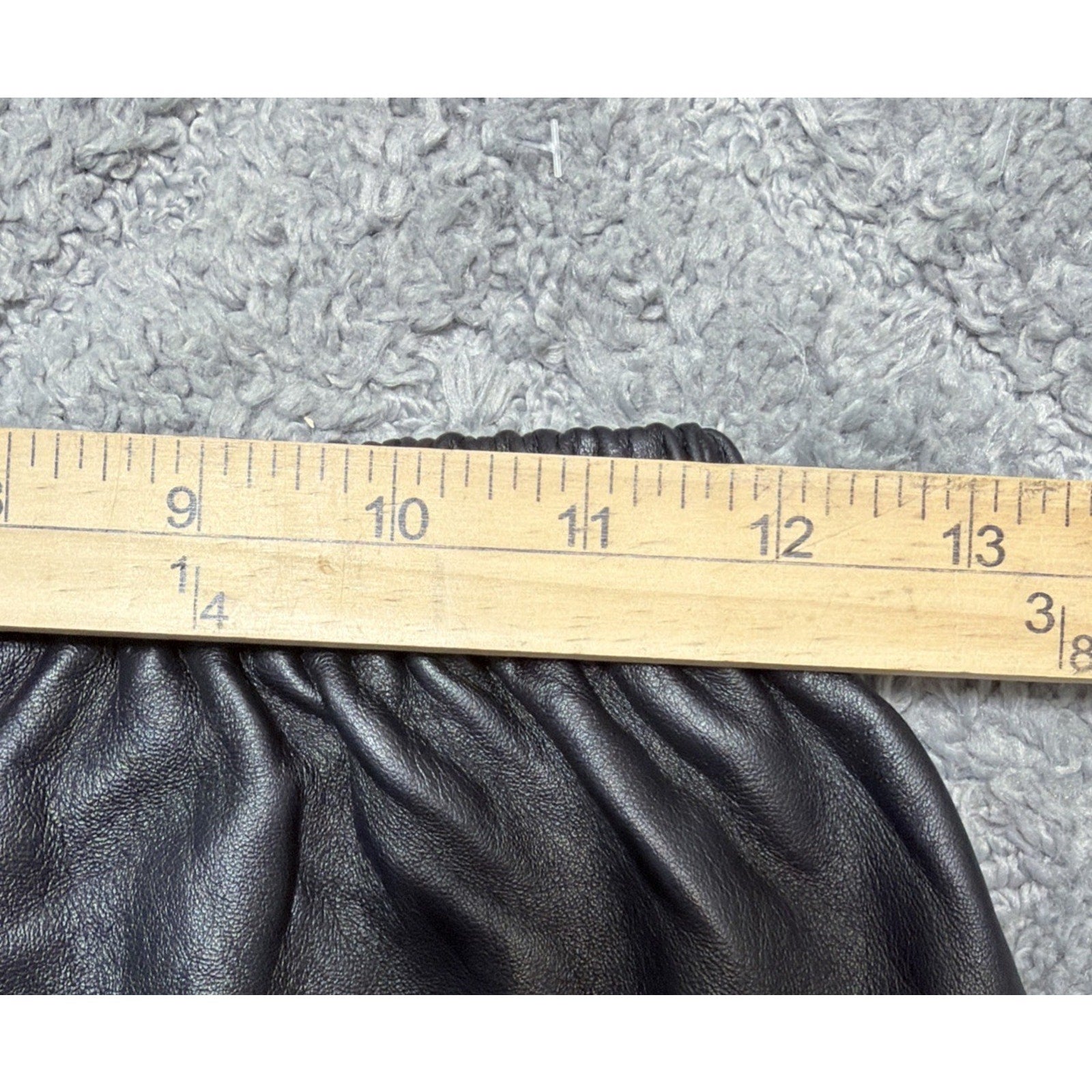 Vintage Neiman Marcus 100% Genuine Leather Pull On Pants Size Small