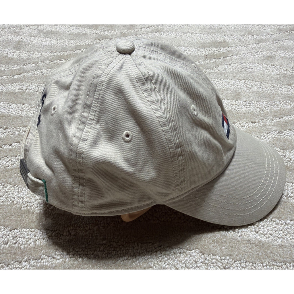 Tommy Hilfiger Men's Beige Baseball Cap Embroidered LOGO One Size