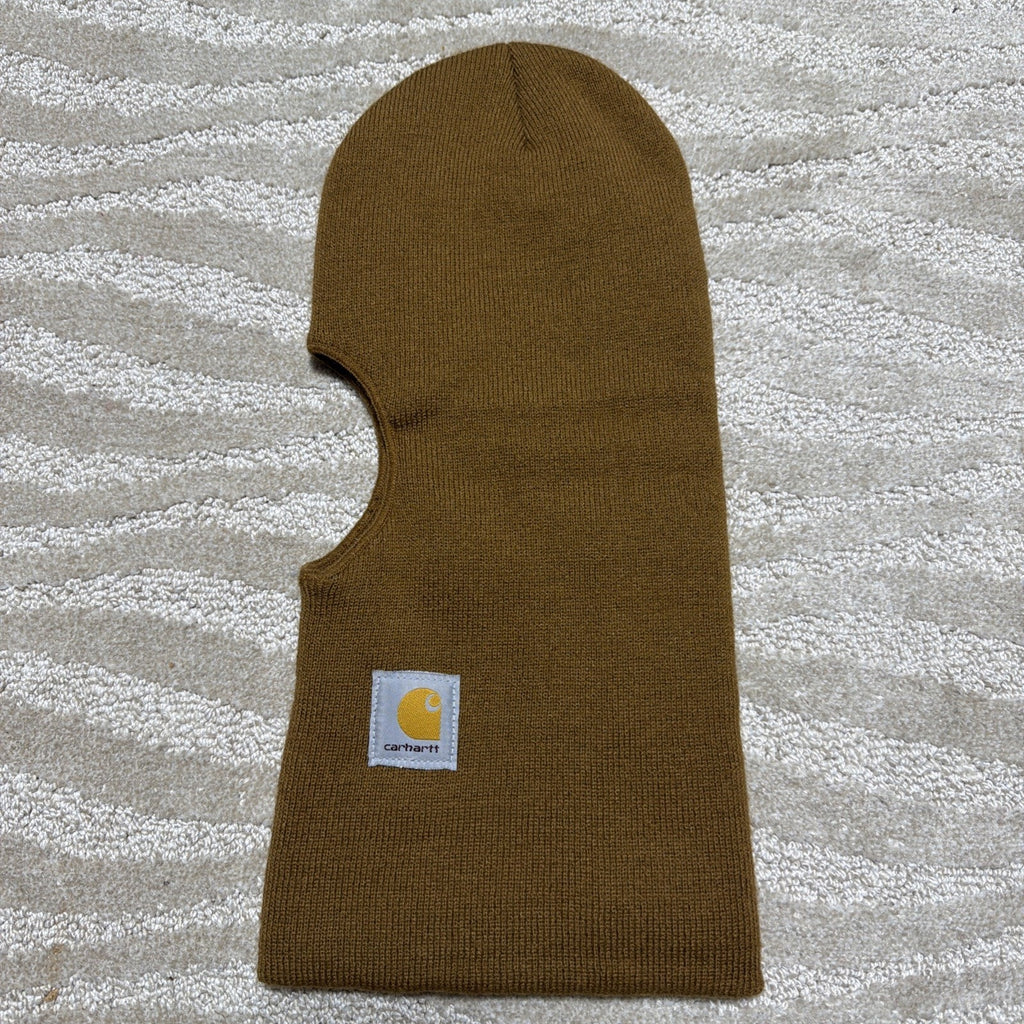 Carhartt Brown Knit Balaclava Face Mask Thinsulate Flex Beanie OSFA USA NWOT