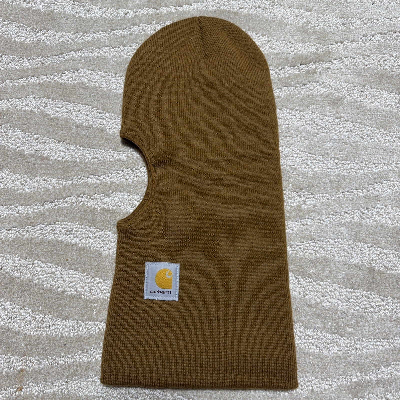 Carhartt Brown Knit Balaclava Face Mask Thinsulate Flex Beanie OSFA USA NWOT