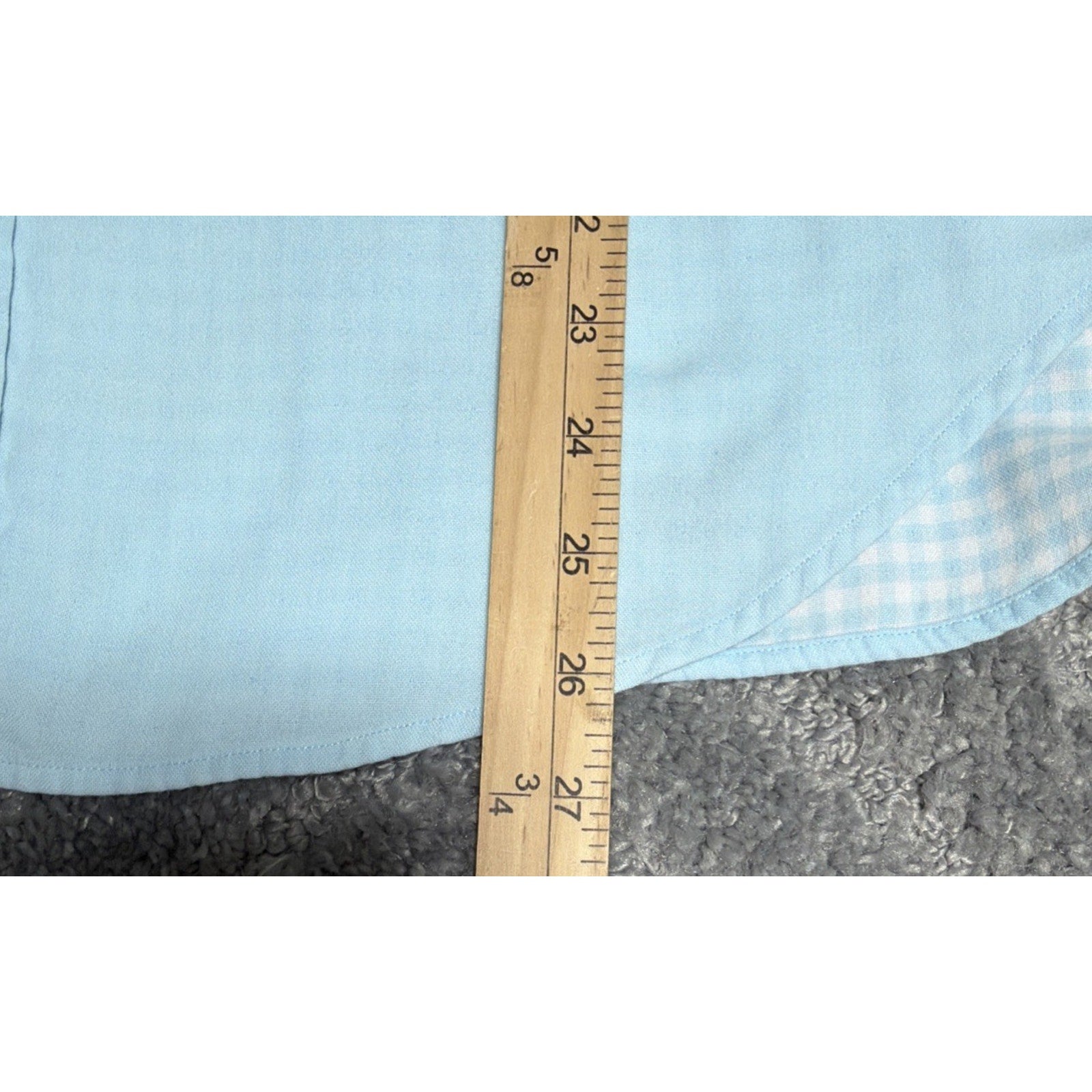 POLO RALPH LAUREN Youth Long Sleeve Flannel Lined Oxford Button Down Shirt XL