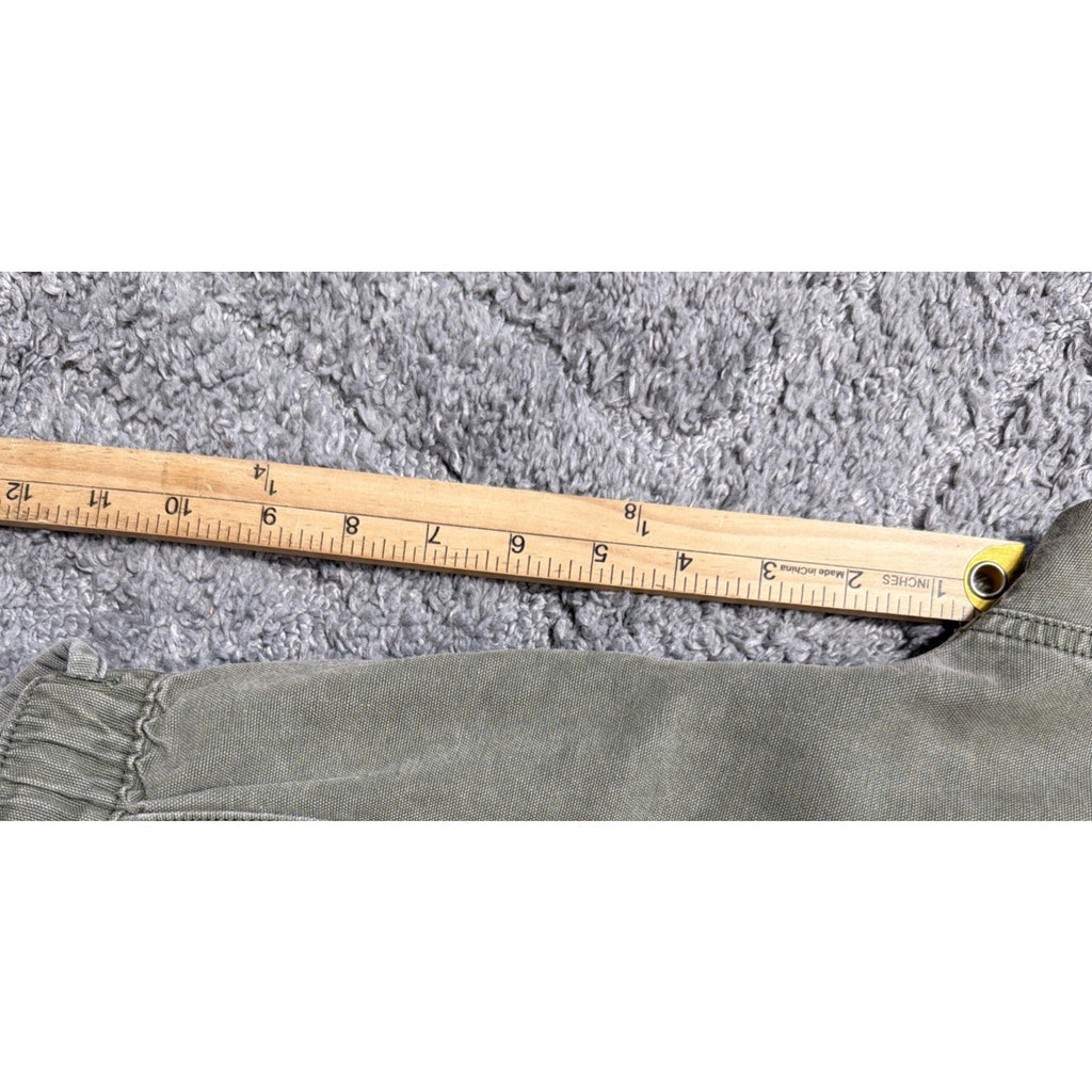 American Eagle Stretch Double Pocket Utility Jogger Green High Rise Casual Sz S