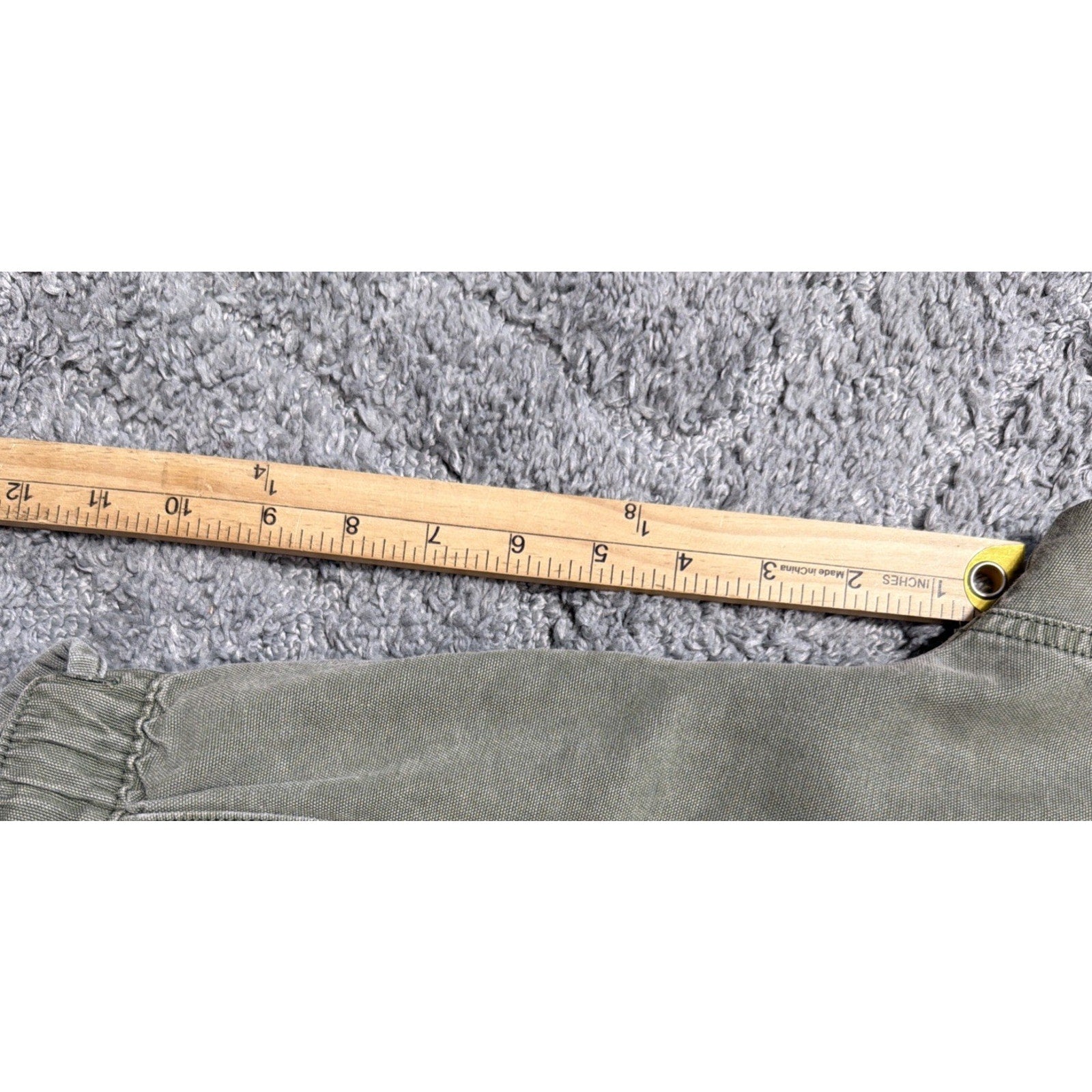 American Eagle Stretch Double Pocket Utility Jogger Green High Rise Casual Sz S