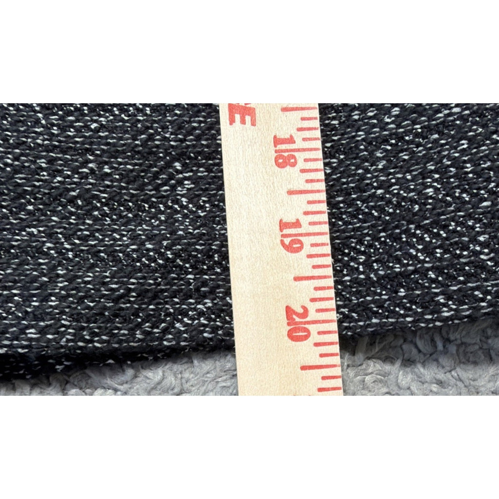 Loft Womens 8 Skirt Black A Line Knit Lined Zip Closure Cotton Blend Career