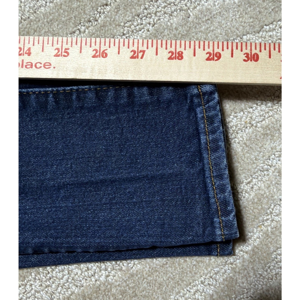 Mens American Eagle Flex Slim Blue Stretch Mid Rise Dark Wash Jeans 26x30 Mint