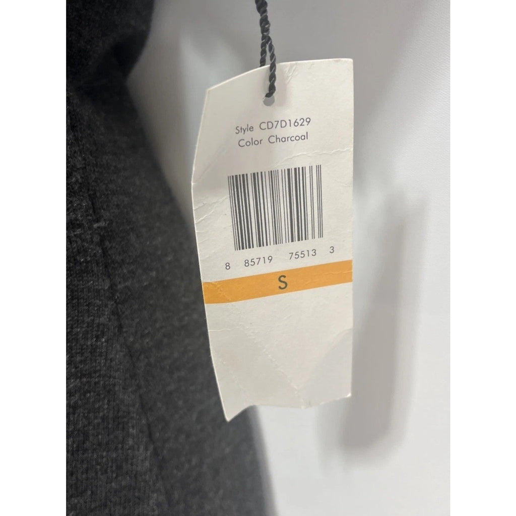 Calvin Klein Gray Merino Wool Blend Short Sleeve Sweater Dress Size S NWT