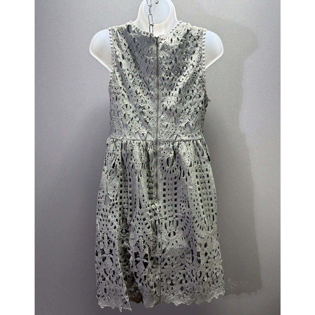 Altar'd State Gray Grey Lace Dress Size Medium - Beautiful!