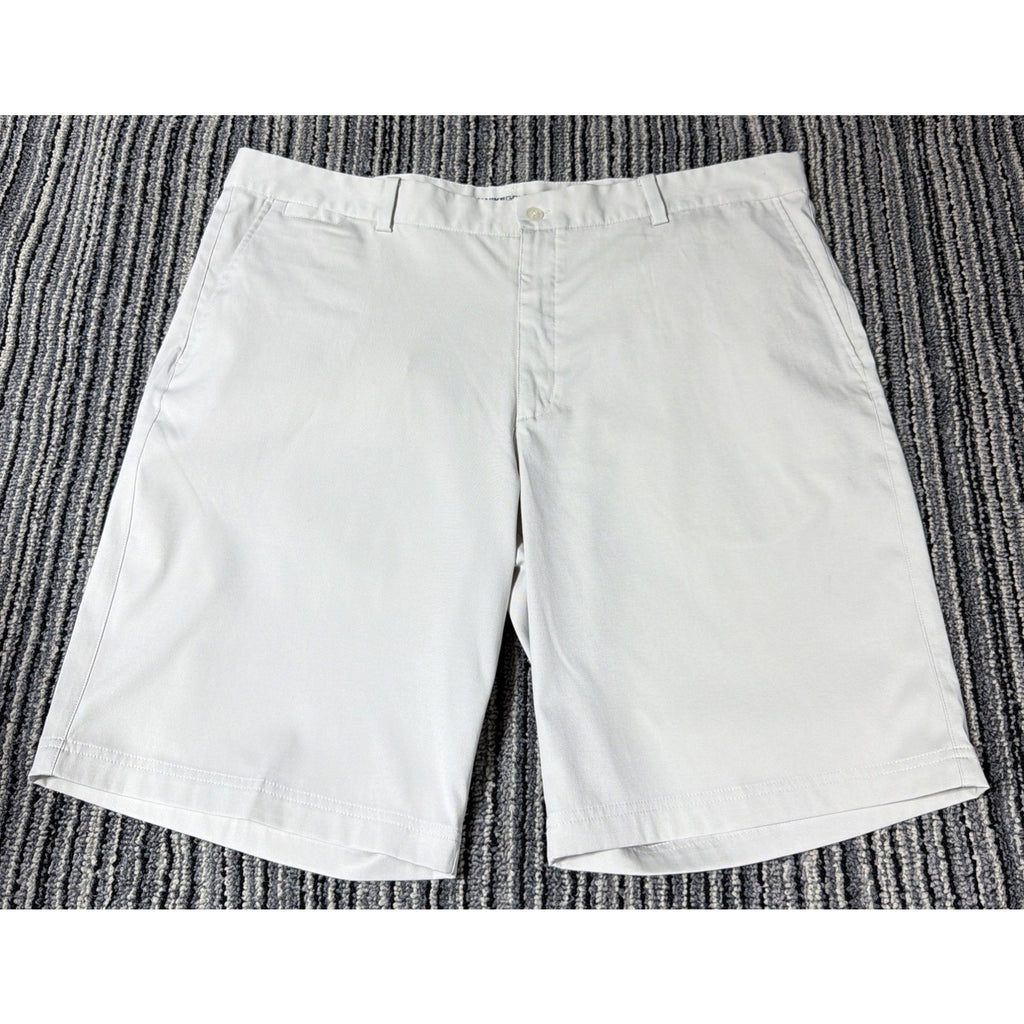 Nike Dri-Fit Tour Performance Biege Golf Shorts Size 40 Stretch