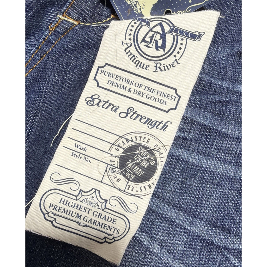 mens ANTIQUE RIVET Selvedge Bootcut jeans size 29x30 NWT!!
