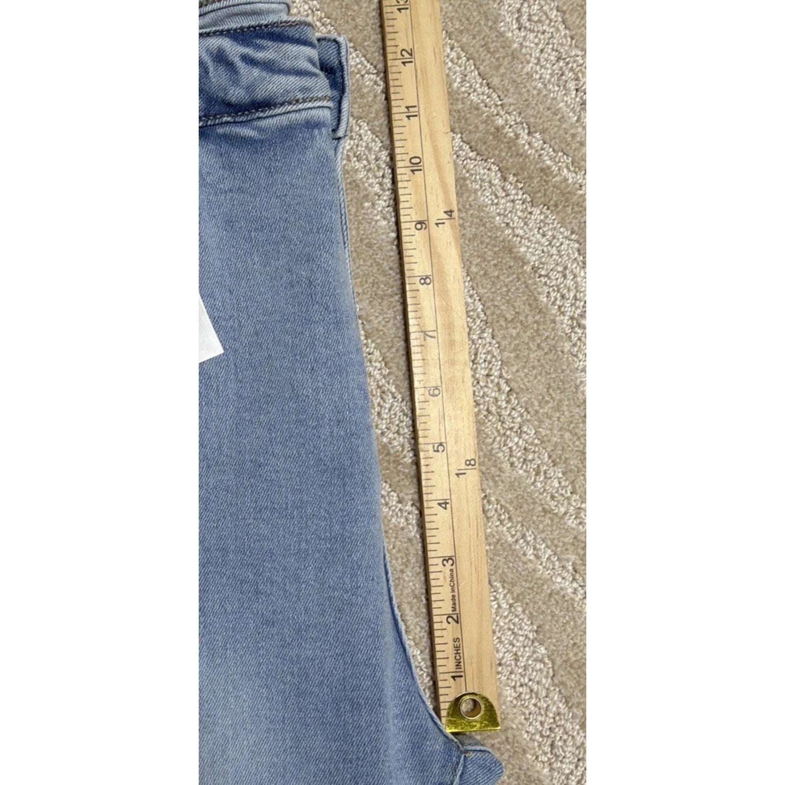 KOKO High Rise Skinny Jeans Womens Size 17 Blue Denim Juniors Distressed