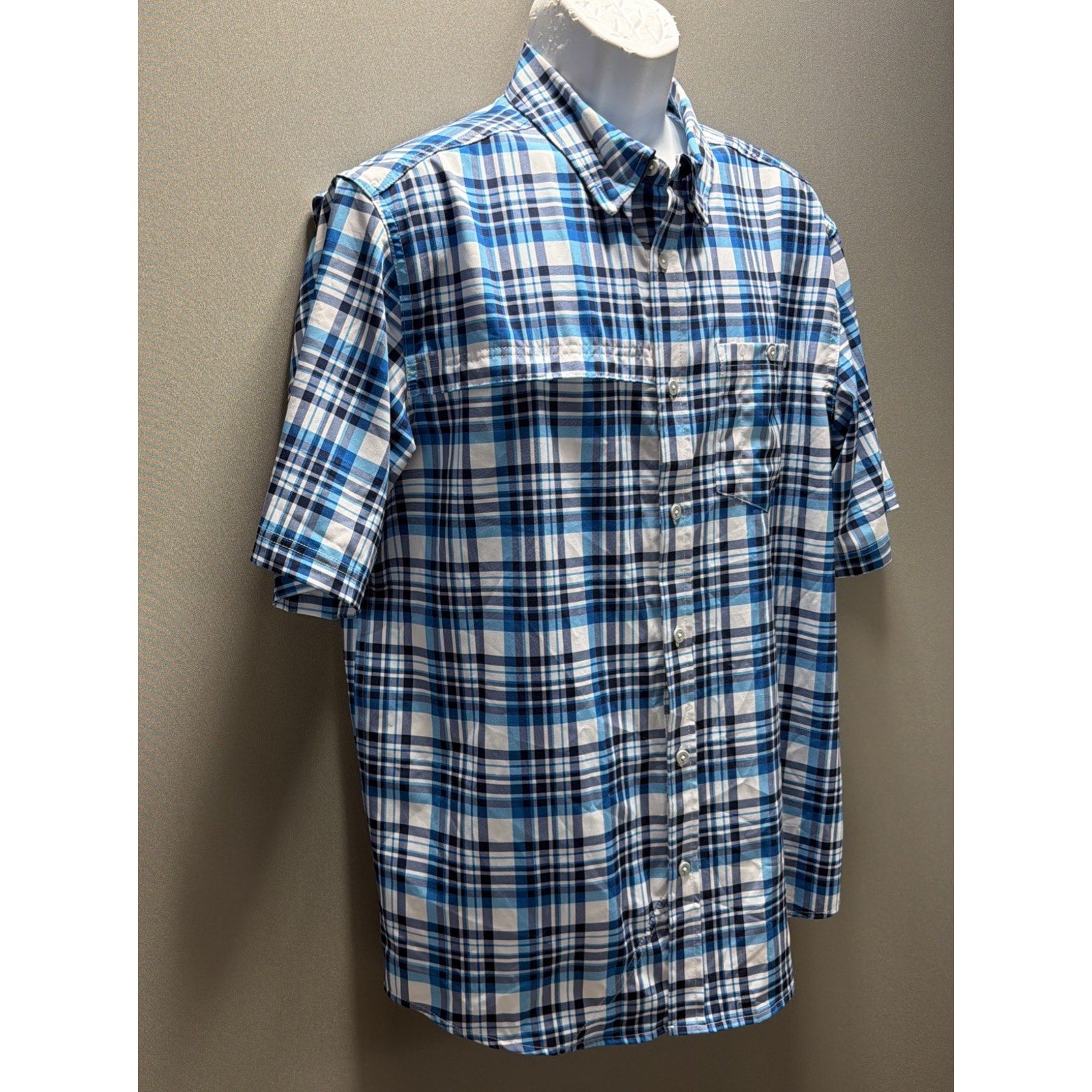 Field And Stream Fishing Shirt Mens Size Large Quick Dry Vented Outdoorsman New