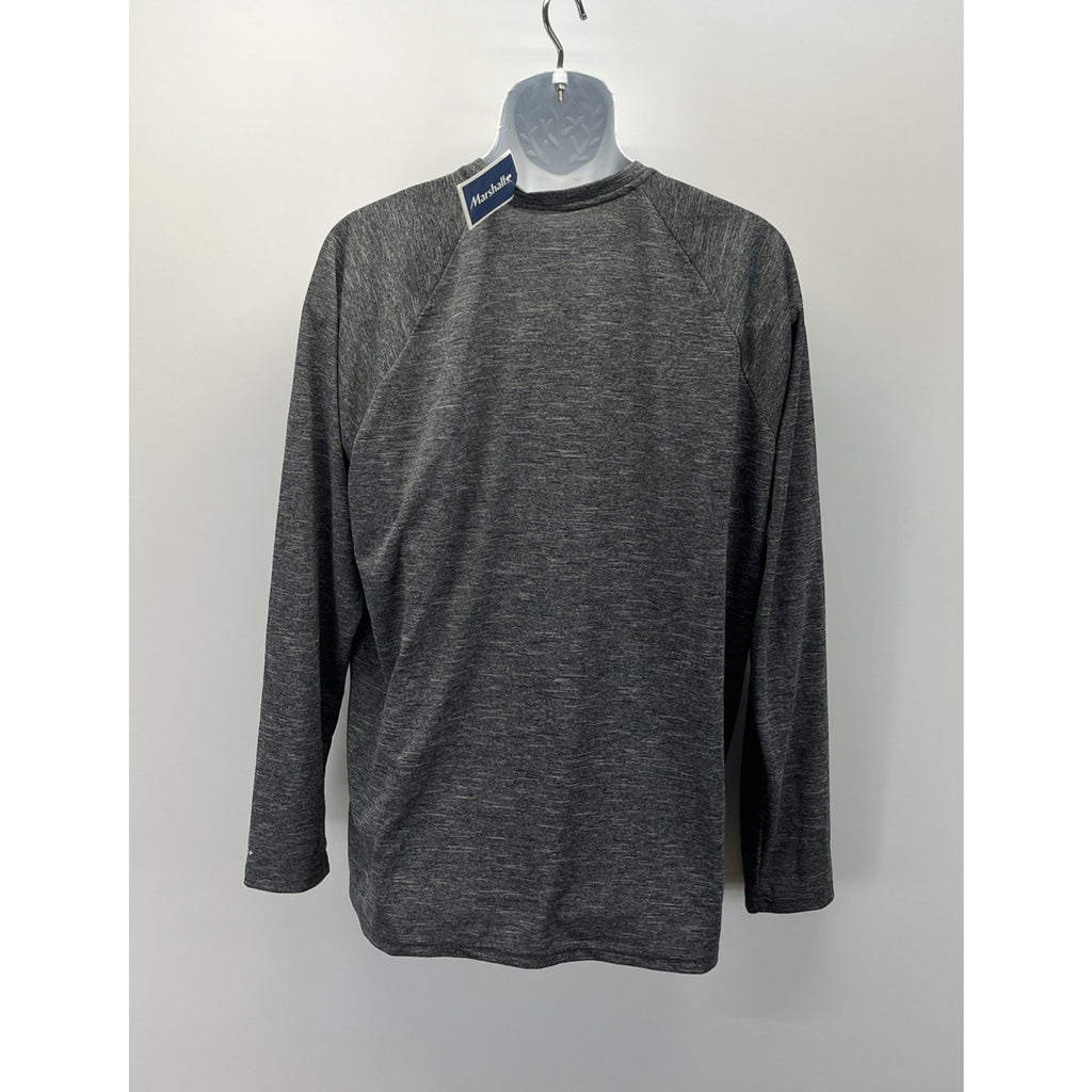 NWT Mens Nike Swim Hydroguard Dri Fit Gray Heather LS Shirt Uv Protection XL