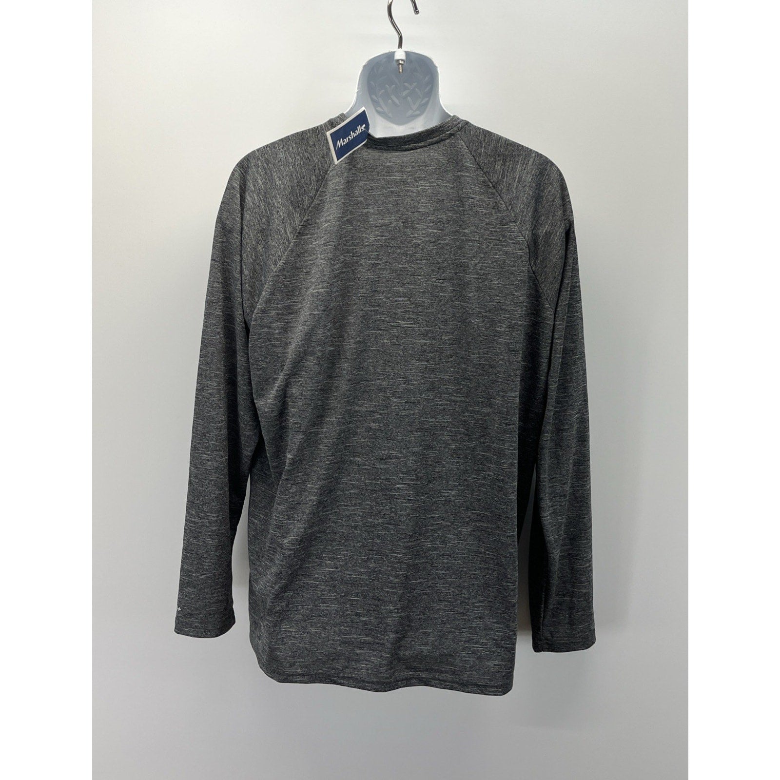 NWT Mens Nike Swim Hydroguard Dri Fit Gray Heather LS Shirt Uv Protection XL