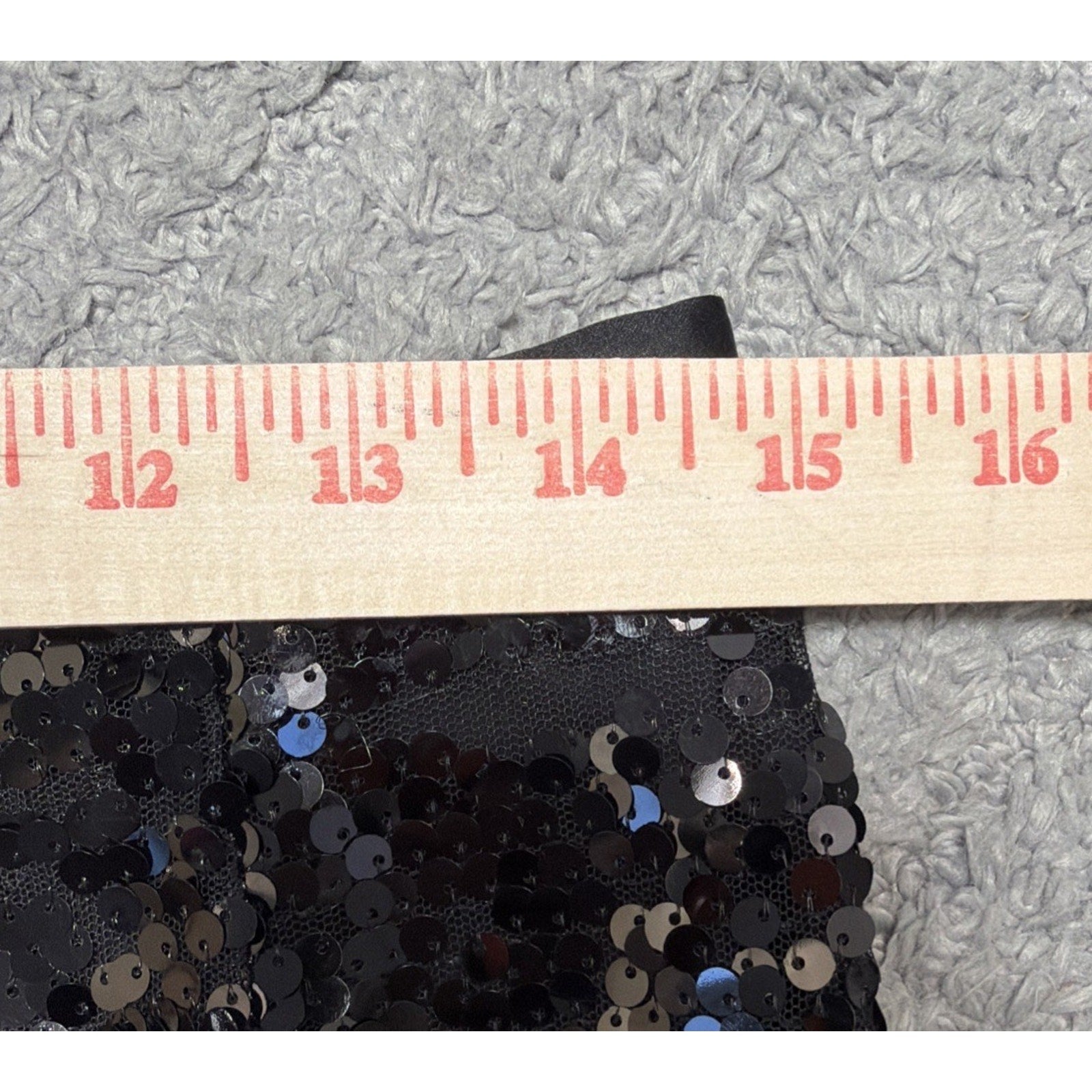 Calvin Klein Women's Sequin Long Black Shimmer Skirt Size 8 New With Tags