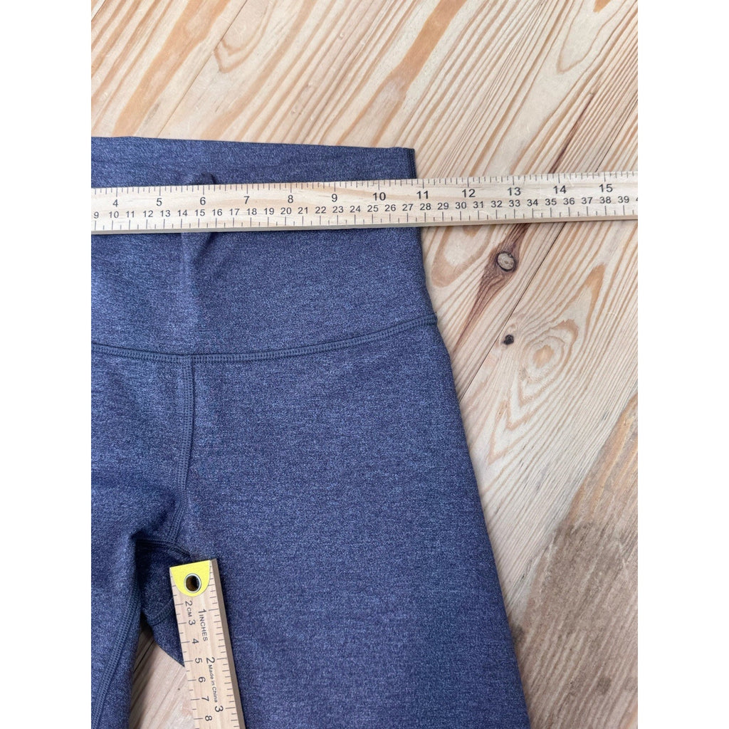 Lululemon Wunder Under High Rise Dark Gray Elastic Waist Pull On Leggings Size 4