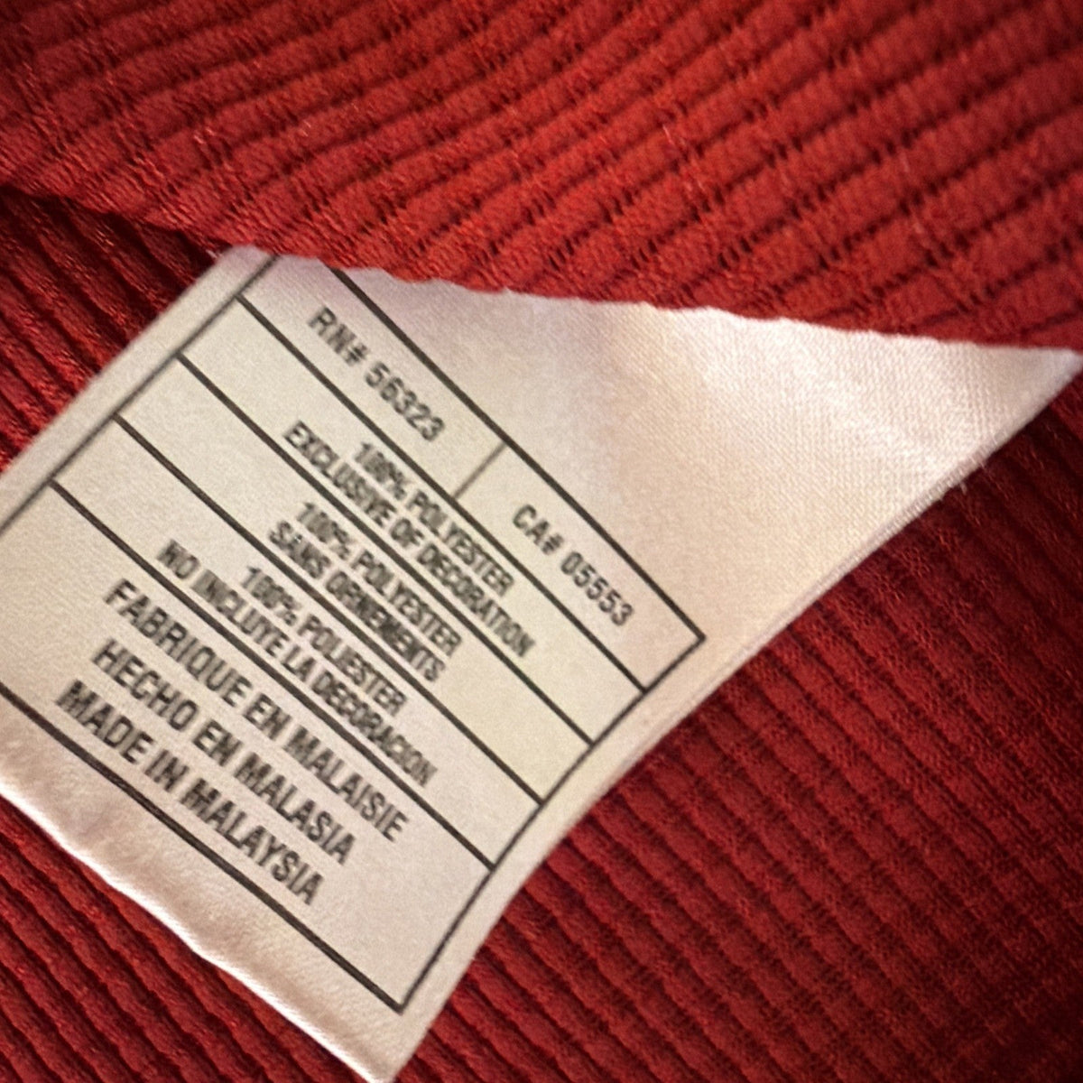 Nike Fit Dry Boys 1/4 Zip Long Sleeve Mock Neck Red/Navy Pullover Sz XL