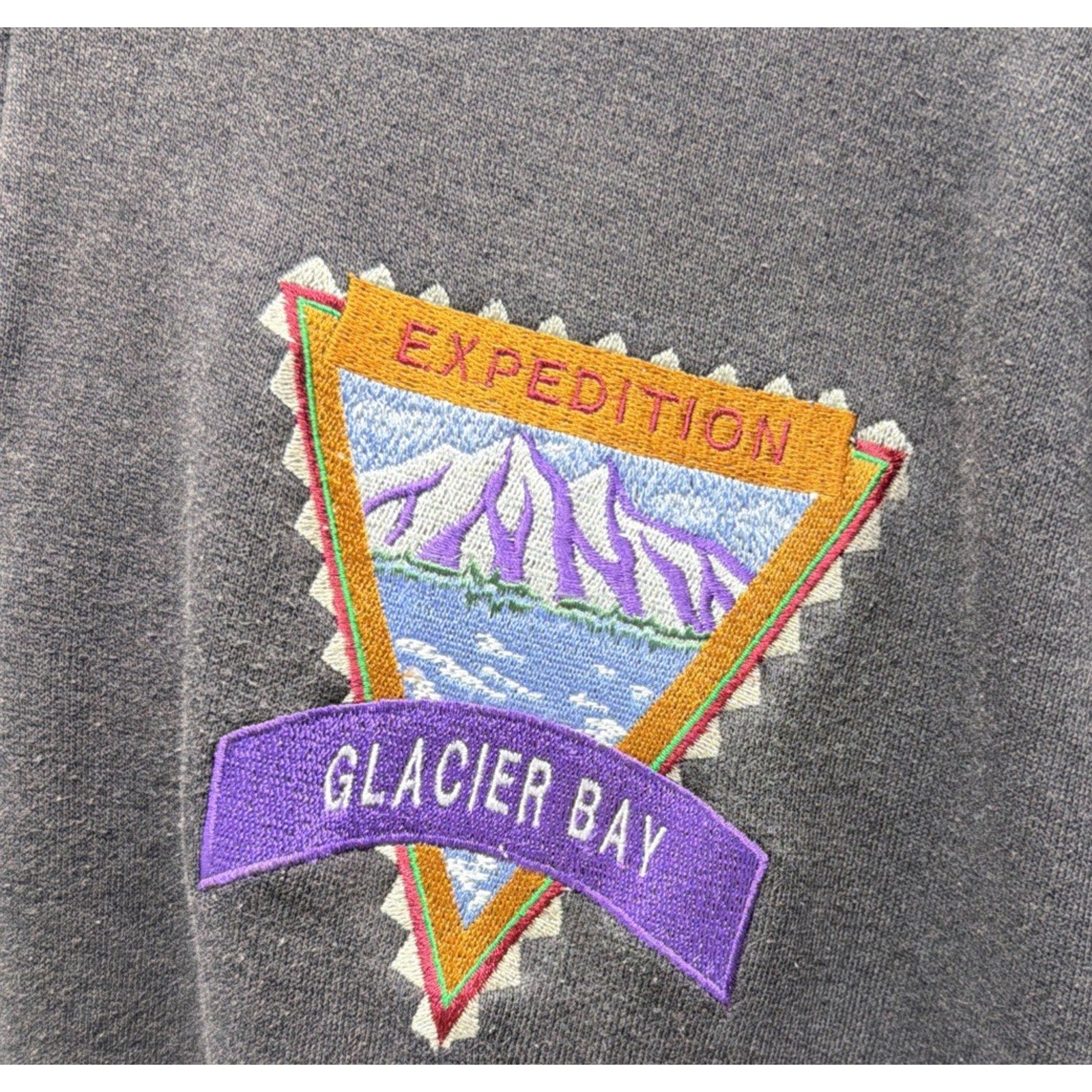 Red Cliff Trading Co Glacier Bay Fleece Men’s Gray XL Pullover with Pockets