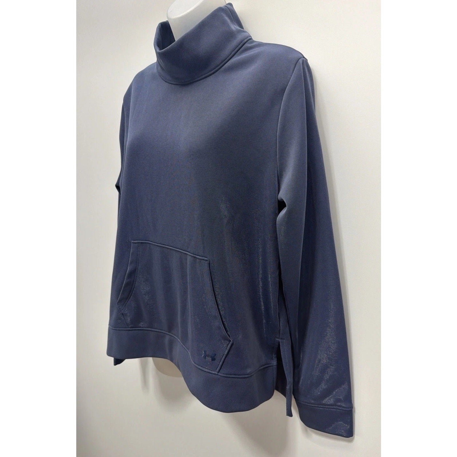 Under Armour Coldgear Loose Mirage Fleece Mock Neck Pullover Sweatshirt - L EUC