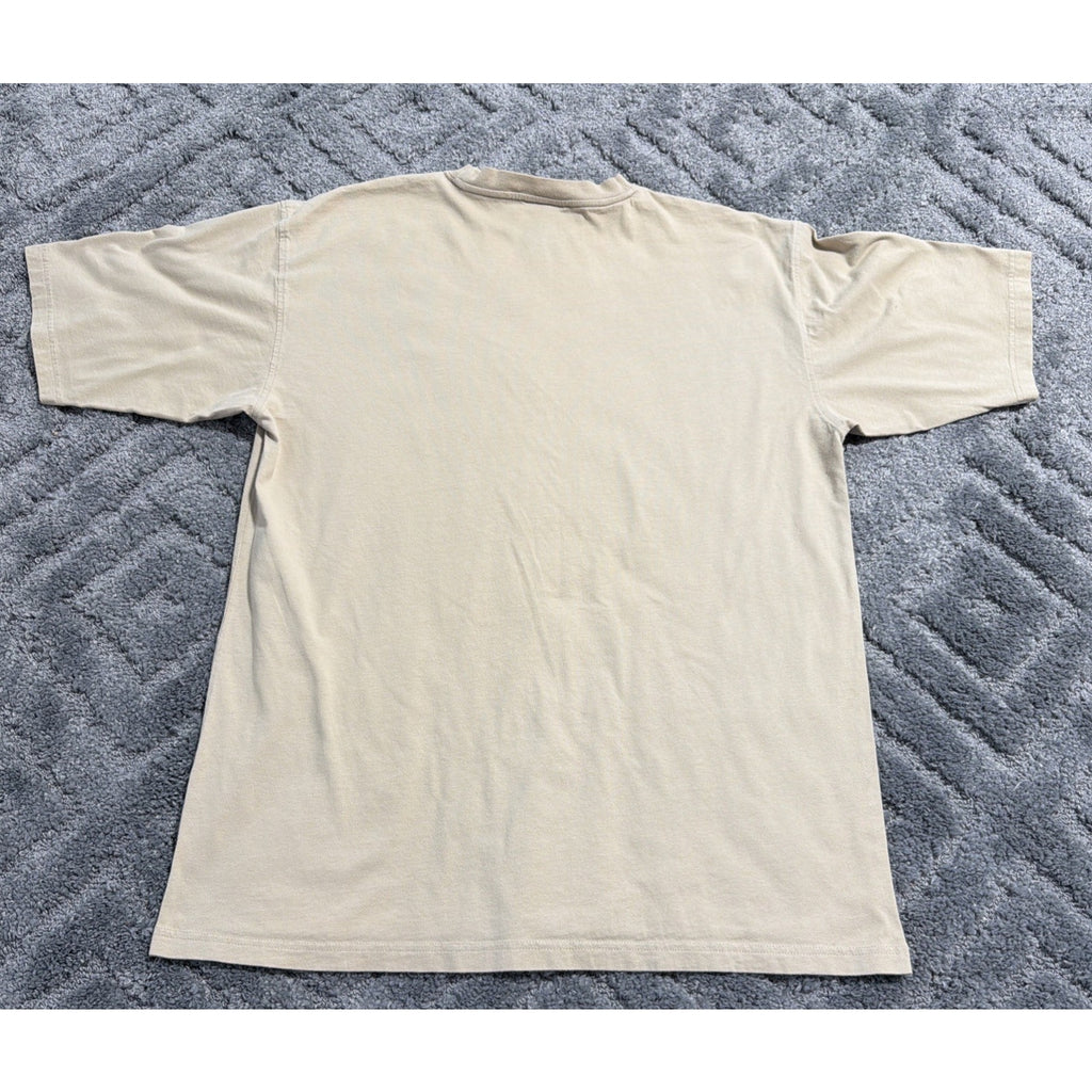 Vintage Y2K AVIREX Heavyweight T-Shirt Mens XXL Cream