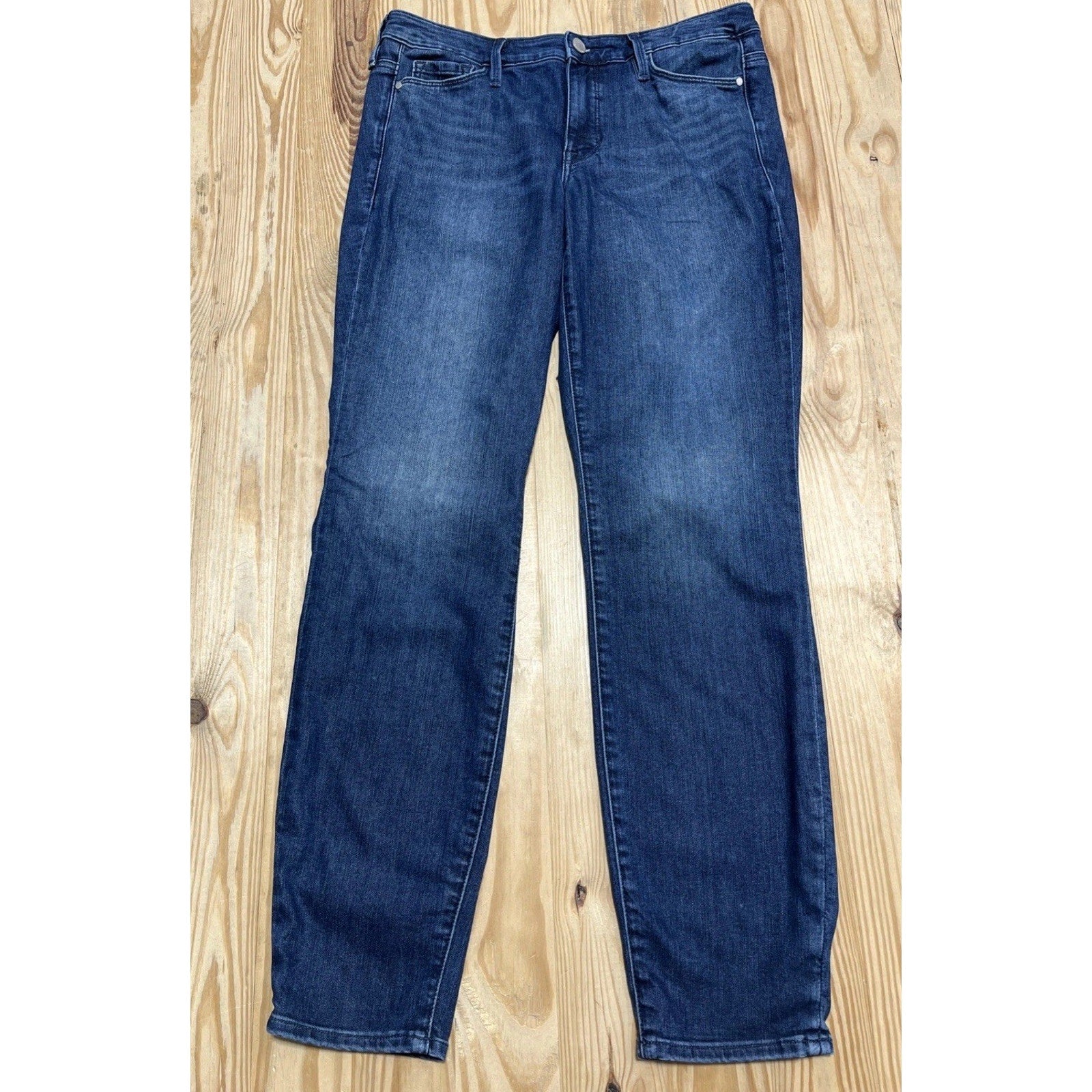 ATHLETA Dark Wash SCULPTEK Blue Stretch Denim Skinny Jeans Women's I Size 4