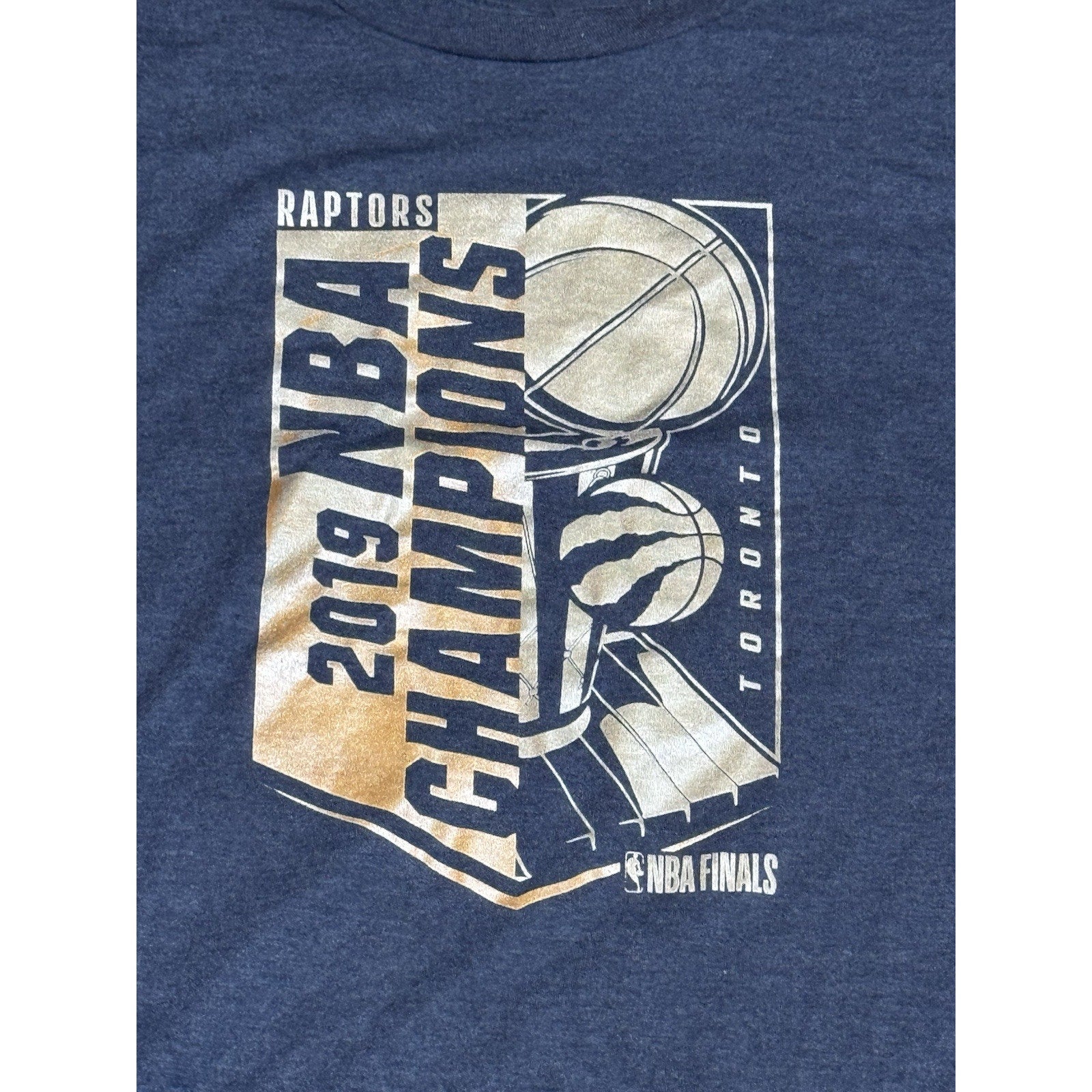 Toronto Raptors 2019 NBA Champions Fanatics T-Shirt Playoffs Logo Men’s 3XL