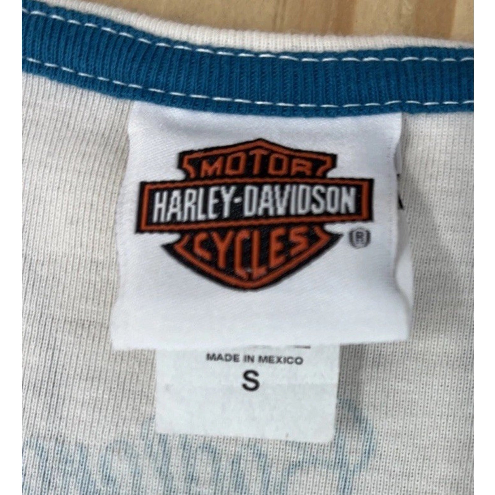 VTG WOMEN’S IVORY HARLEY-DAVIDSON TANK TOP SIZE S STURGIS BADLANDS SOUTH D NWOT