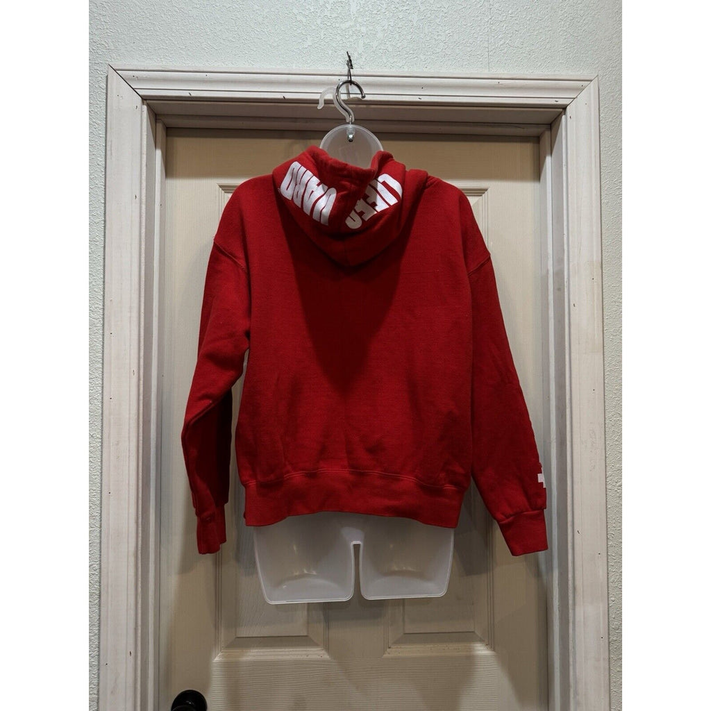 Lifeguard Hoodie Sweatshirt Womens Medium Tarpon Springs Florida Red Official
