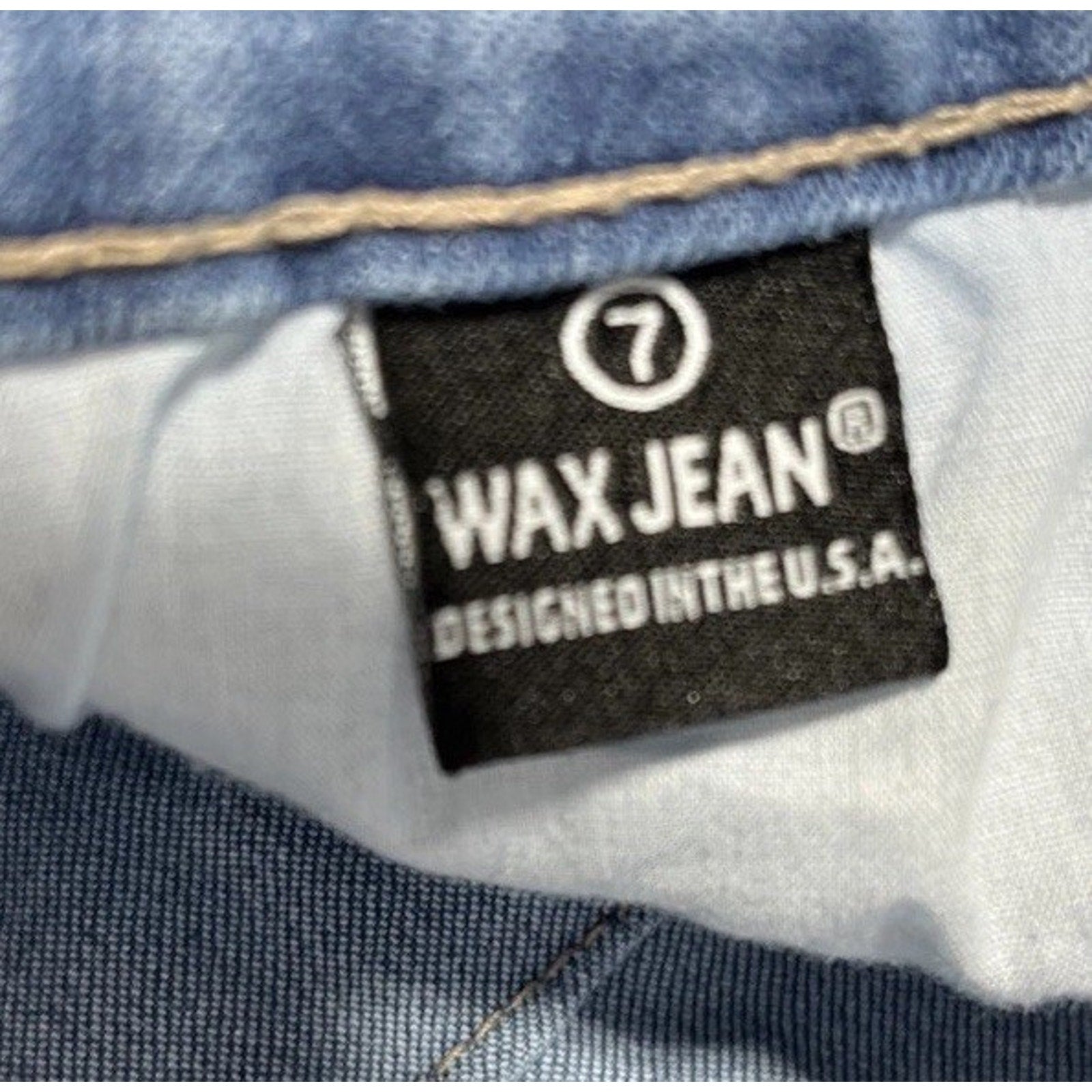 WAX JEAN Butt I Love You Skinny Leg Denim Women's Size 7 Mid Rise