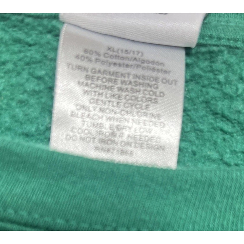 Looney Tunes Tweety Fleece Sweatshirt Women’s Green W/ Rhinestone Pullover Sz XL